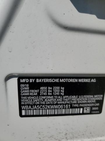 WBAJA5C52KWW06161 BMW 530 I