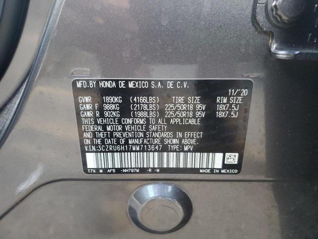 3CZRU6H17MM713647 Honda HR-V SPORT
