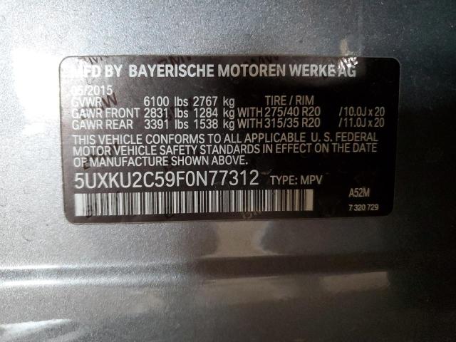 5UXKU2C59F0N77312 BMW X6 Xdrive35i