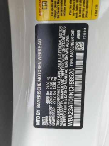 WBA23AT08NCH88520 BMW 430I