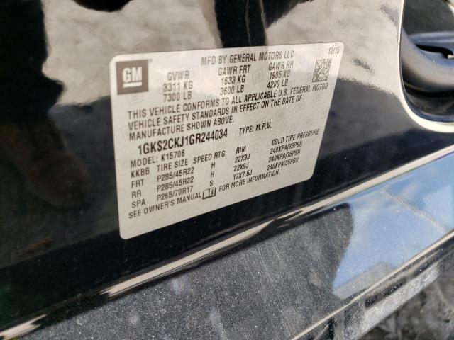 1GKS2CKJ1GR244034 GMC YUKON DENALI