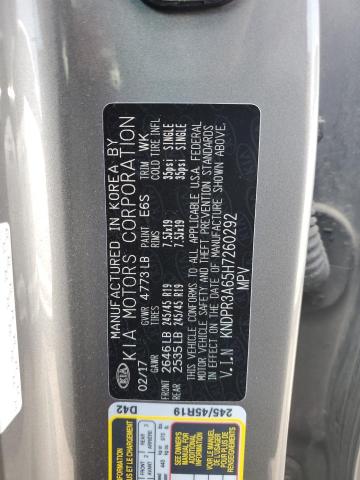 KNDPR3A65H7260292 KIA Sportage Sx