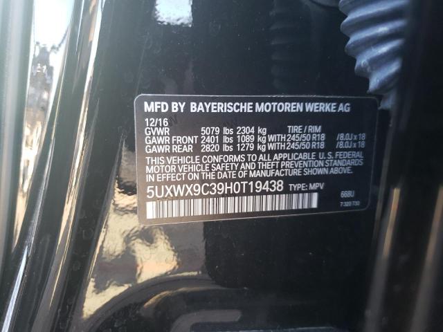 5UXWX9C39H0T19438 BMW X3 Xdrive28i