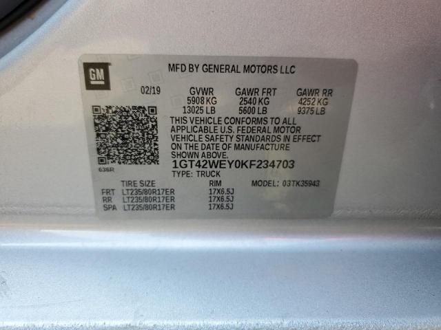 1GT42WEY0KF234703 GMC Sierra K3500 Denali