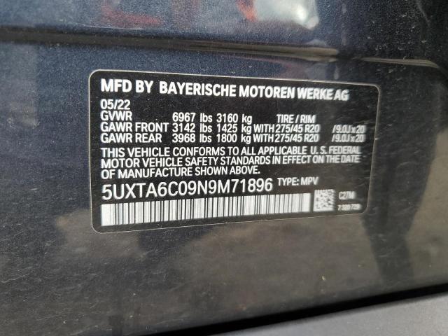 5UXTA6C09N9M71896 BMW X5 Xdrive45e
