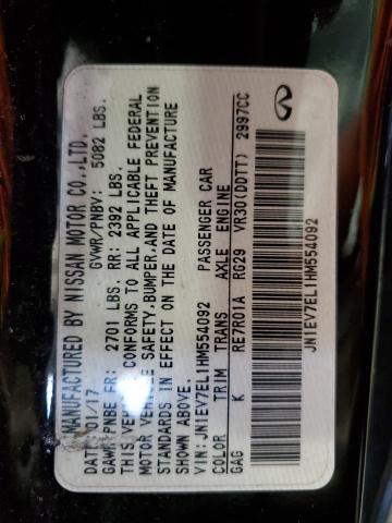 JN1EV7EL1HM554092 Infiniti Q60 Premium