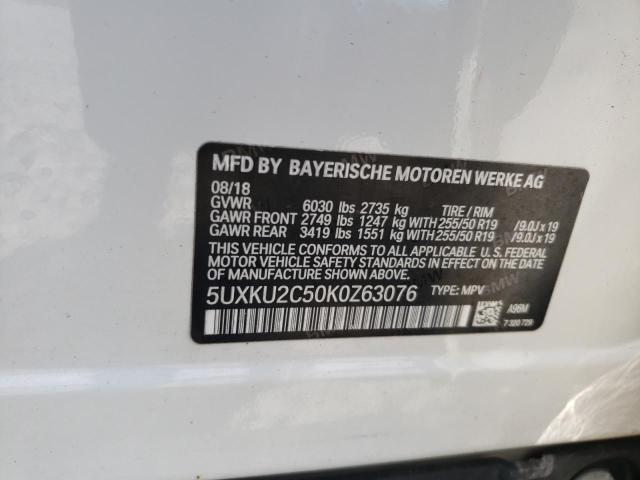 5UXKU2C50K0Z63076 BMW X6 Xdrive35i