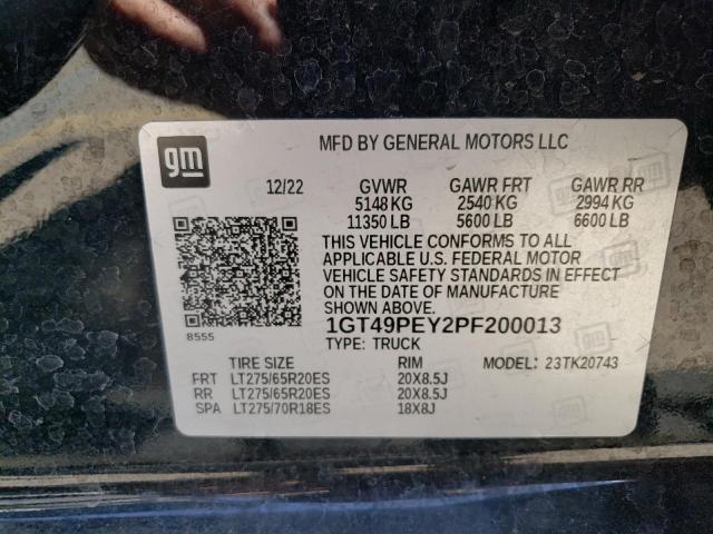 1GT49PEY2PF200013 GMC Sierra K2500 At4