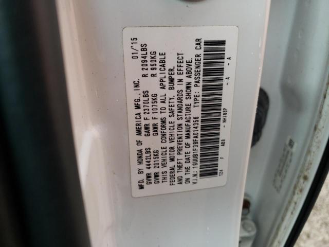 19UUB1F39FA014356 Acura TLX