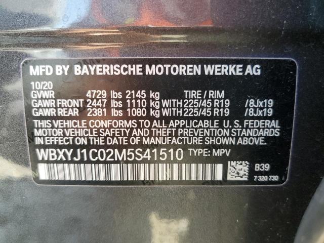 WBXYJ1C02M5S41510 BMW X2 Xdrive28i