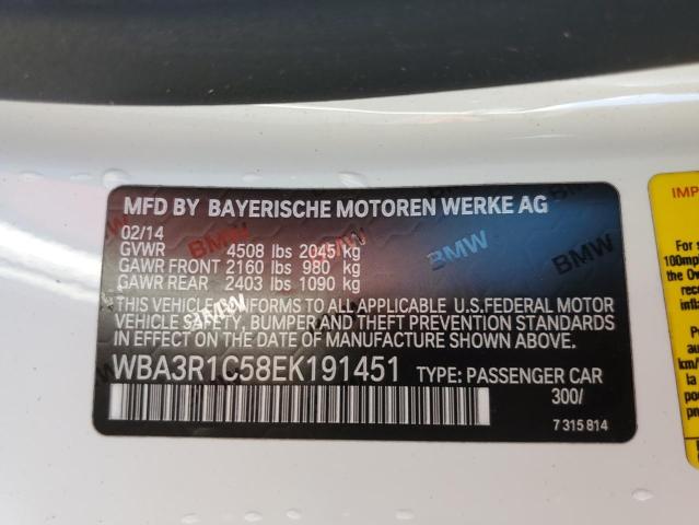 WBA3R1C58EK191451 BMW 435 I
