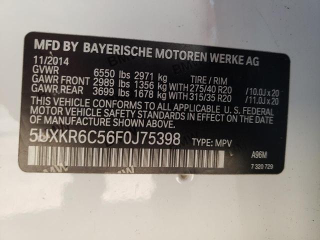5UXKR6C56F0J75398 BMW X5 Xdrive50i