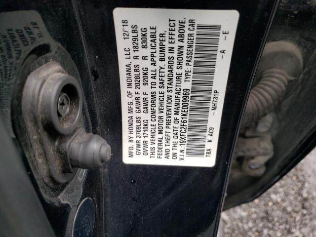 19XFC2F61KE009969 Honda Civic Lx