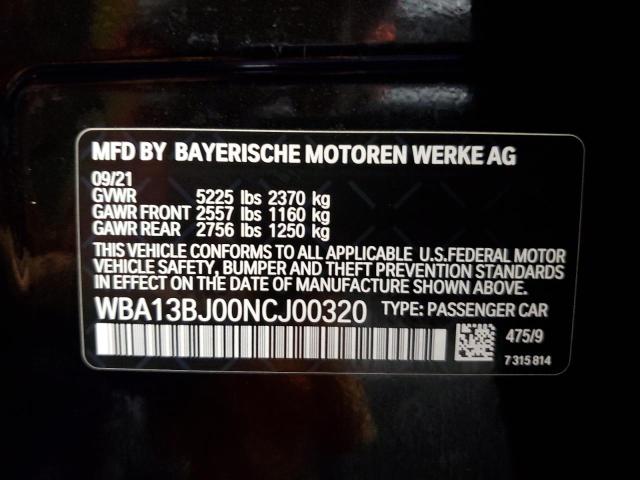 WBA13BJ00NCJ00320 BMW 530 XI