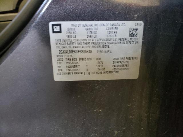 2GKALMEK3F6305848 GMC Terrain Sle