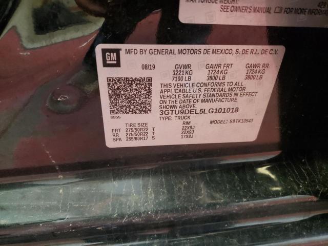 3GTU9DEL5LG101018 GMC Sierra K1500 Slt