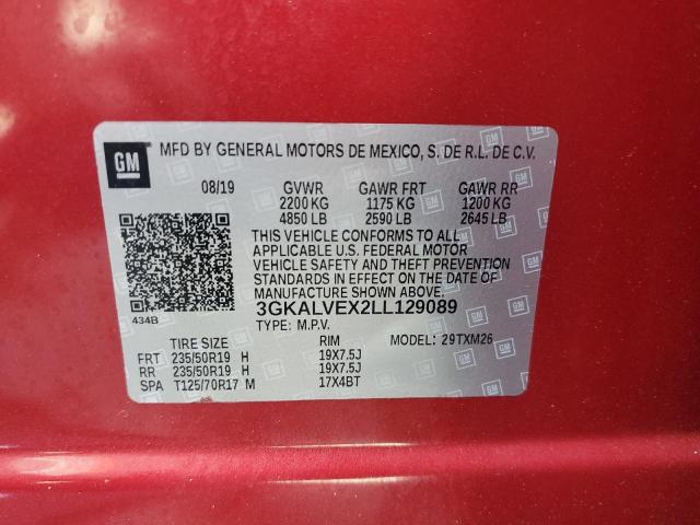3GKALVEX2LL129089 GMC Terrain Slt