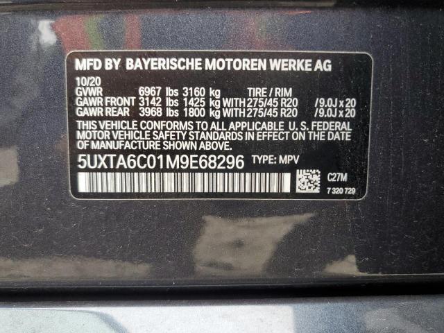 5UXTA6C01M9E68296 BMW X5 Xdrive45e
