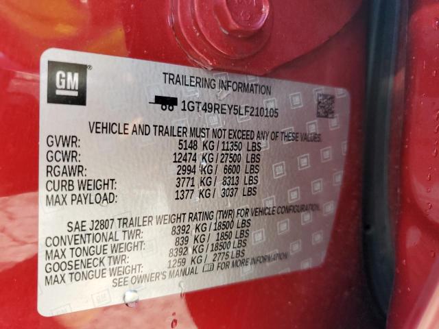 1GT49REY5LF210105 GMC Sierra K2500 Denali