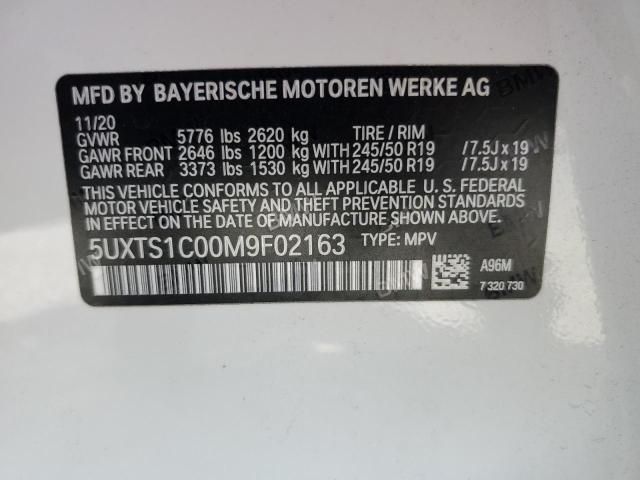 5UXTS1C00M9F02163 BMW X3 Xdrive30e