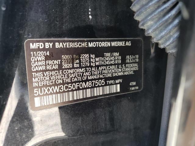 5UXXW3C50F0M87505 BMW X4 Xdrive28i