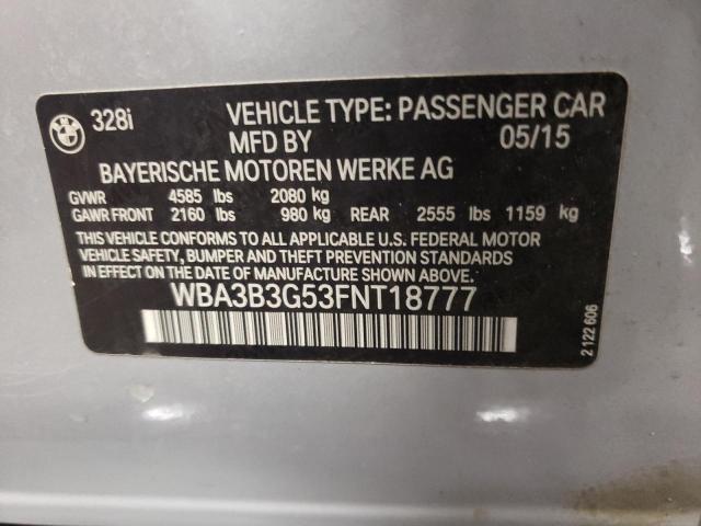 WBA3B3G53FNT18777 BMW 328 XI