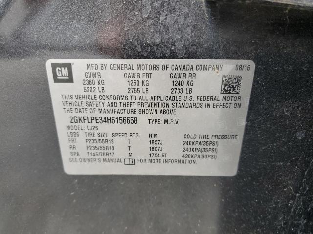 2GKFLPE34H6156658 GMC Terrain Slt