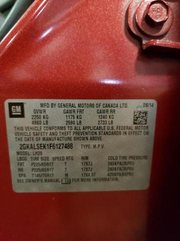 2GKALSEK1F6127488 GMC Terrain Slt