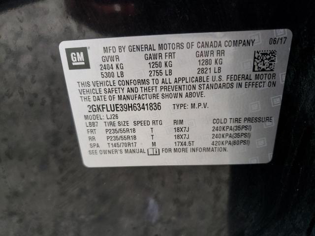 2GKFLUE39H6341836 GMC Terrain Slt
