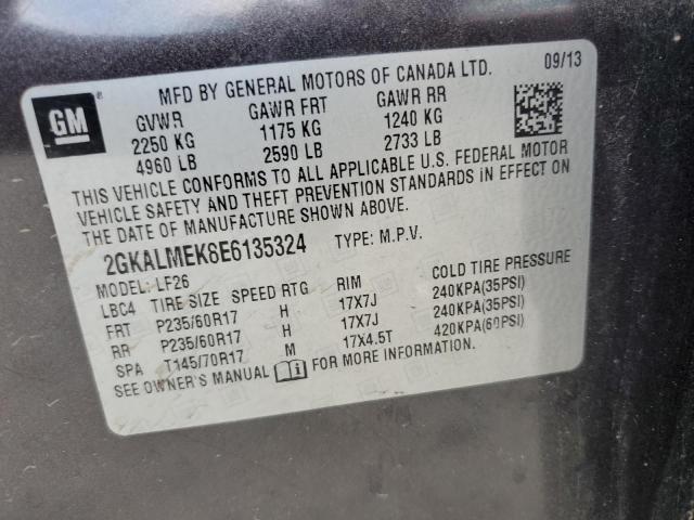 2GKALMEK8E6135324 GMC Terrain Sle
