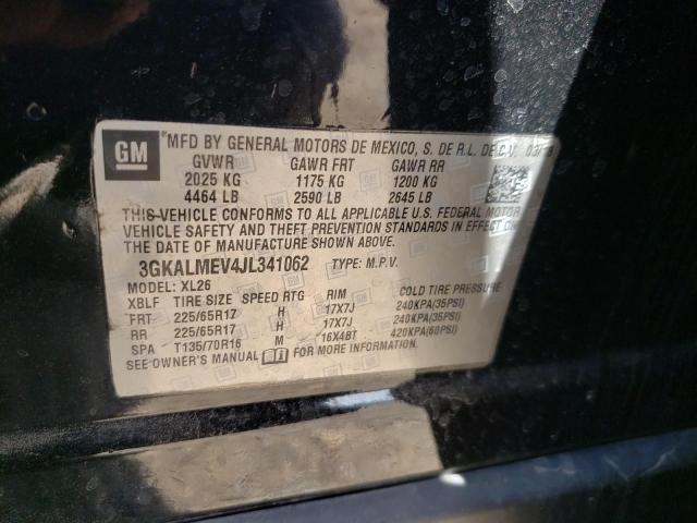 3GKALMEV4JL341062 GMC Terrain Sle