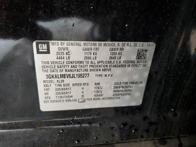 3GKALMEV6JL195277 GMC Terrain Sle