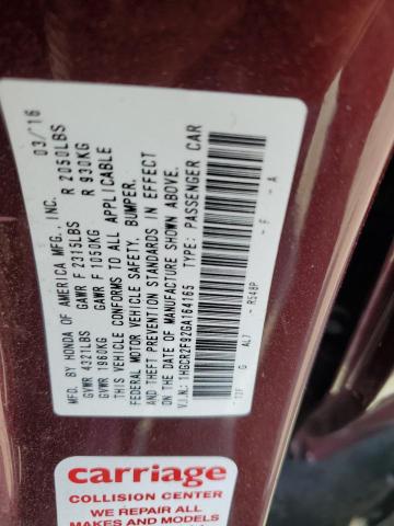 1HGCR2F92GA164165 Honda ACCORD EXL