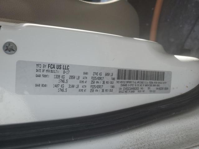 2C4RDGCG4HR862832 Dodge Grand Caravan Sxt