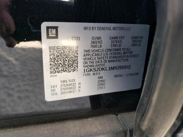 1GKS2DKL1MR295911 GMC YUKON DENALI
