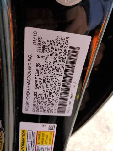 1HGCV1F3XJA081317 Honda Accord Sport