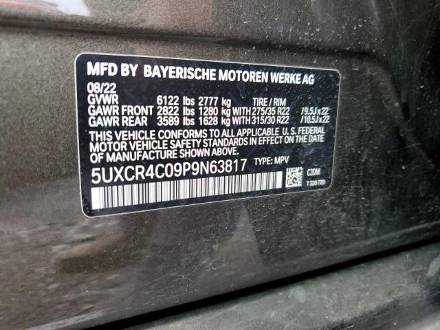 5UXCR4C09P9N63817 BMW X5 Sdrive 40i