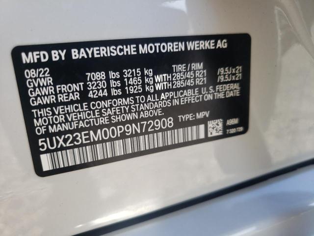 5UX23EM00P9N72908 BMW X7 Xdrive40i