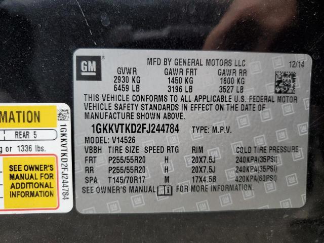 1GKKVTKD2FJ244784 GMC Acadia Denali