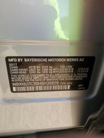 WBXHU7C30H5H35829 BMW X1 Sdrive28i