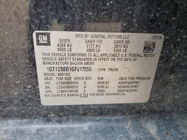1GT12SEG1GF217550 GMC Sierra K2500 Sle