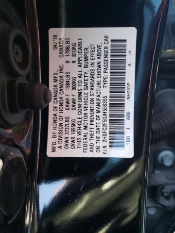 2HGFC2F50JH556355 Honda Civic Lx