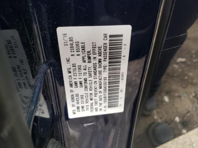 19UUB1F58GA006199 Acura TLX TECH