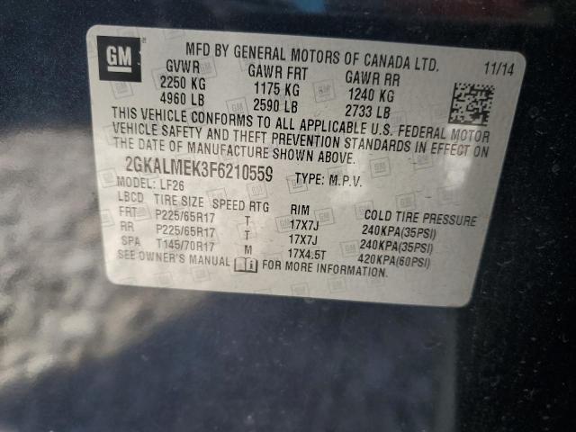 2GKALMEK3F6210559 GMC Terrain Sle