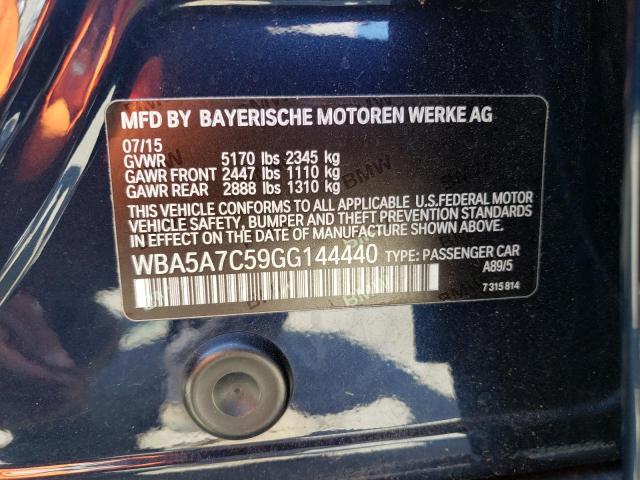 WBA5A7C59GG144440 BMW 528 XI
