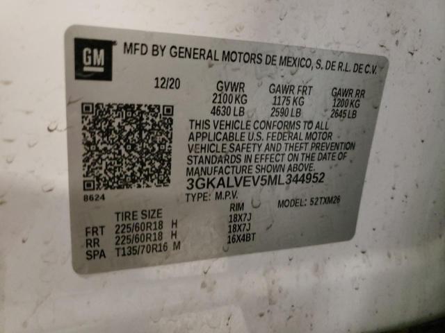 3GKALVEV5ML344952 GMC Terrain Slt