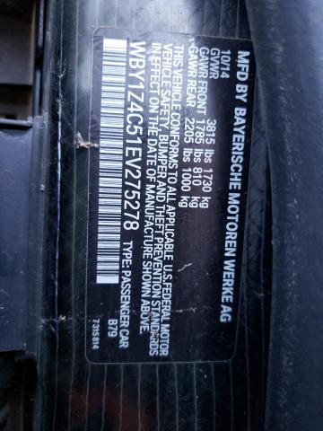 WBY1Z4C51EV275278 BMW I3 REX