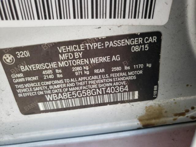WBA8E5G58GNT40364 BMW 320 XI