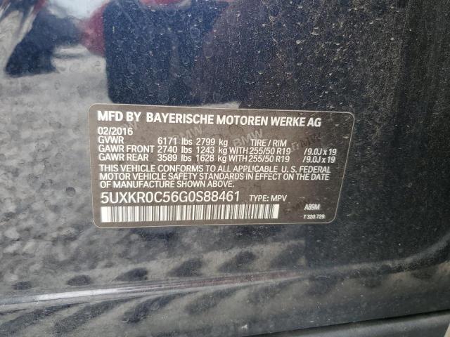 5UXKR0C56G0S88461 BMW X5 Xdrive35i