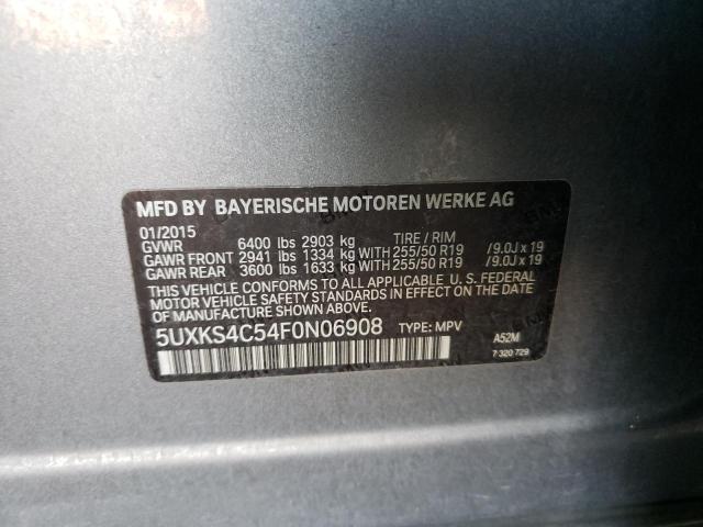 5UXKS4C54F0N06908 BMW X5 Xdrive35d